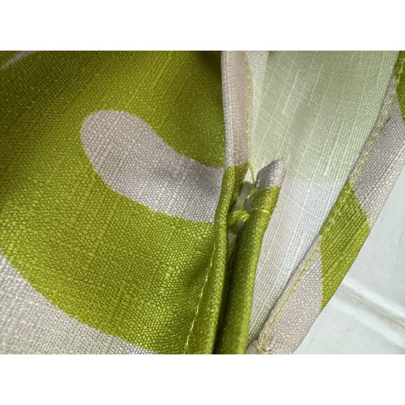 2/$30 NWT 4 Chartreuse Green Fringe Mini Wrap Skirt Abstract Pattern By PrettyLi - Picture 15 of 16